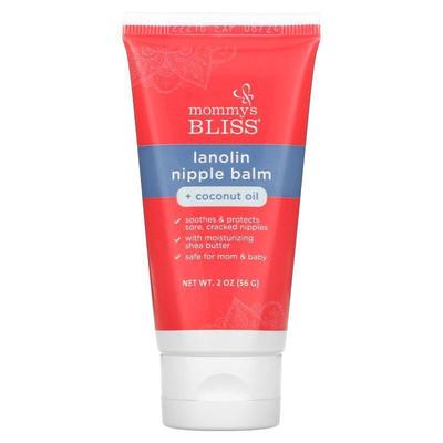 Mommy's Bliss,羊毛脂乳头膏 + 椰子油，2 盎司（56 克）