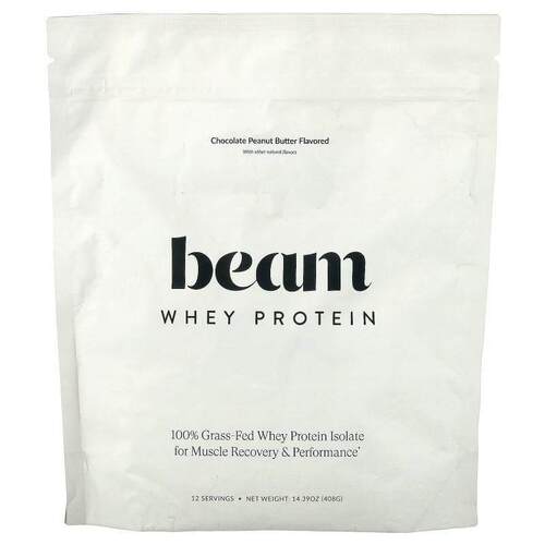 Beam,Whey Protein, 乳清蛋白，巧克力花生酱，14.39盎司（408克