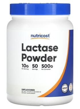Nutricost,Lactase Powder, Unflavored, 17.9 oz (500 g)