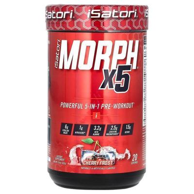 Isatori,Morph x5 Pre-Workout, Cherry Frost, 15 oz (426 g)