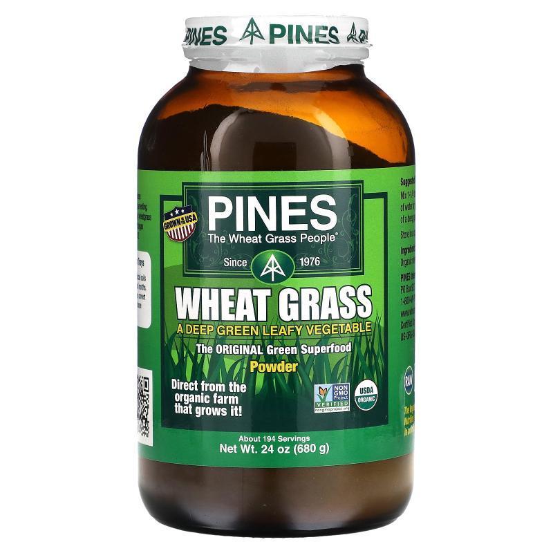 Pines International,Pines 小麦草粉，1.5 磅（680 克）