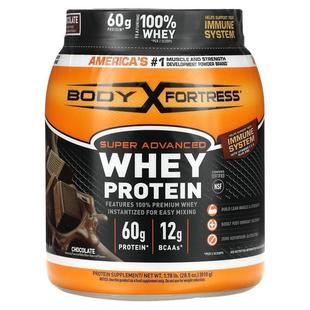Body Fortress,Super Advanced Whey Protein, Chocolate , 1.78