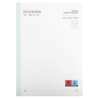 MIxsoon,Centella Beauty Mask Pack, 5 Masks, 0.17 oz (5 g) Ea