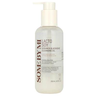 莎柏蜜,奶素大豆，皮脂和黑头清洁油，6.76 液量盎司（200 毫升）