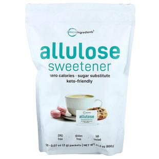 Micro Ingredients,Allulose Sweetener, 300 Packets, 0.07 oz (