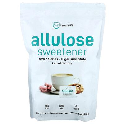 Micro Ingredients,Allulose Sweetener, 300 Packets, 0.07 oz (