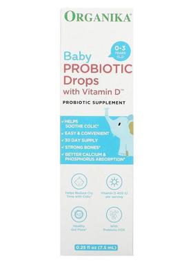 沃华泰康,Baby Probiotic Drops with Vitamin D
