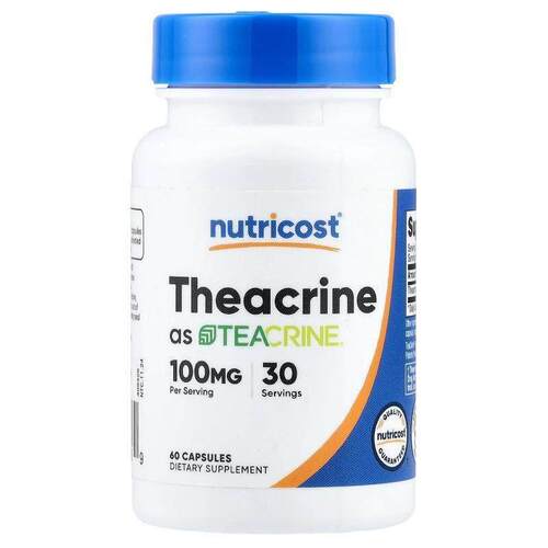 Nutricost,Theacrine as Teacrine®, 60 Capsules (50 mg per Cap