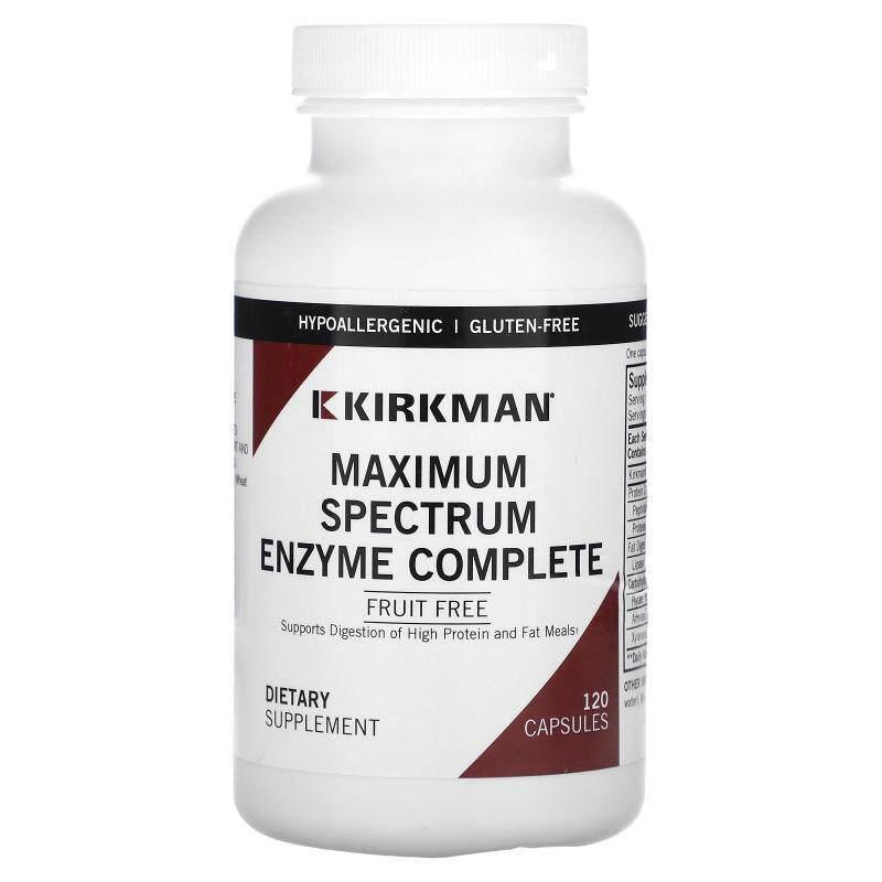 Kirkman Labs全谱全谱酶帮助肠胃健康膳食补充剂