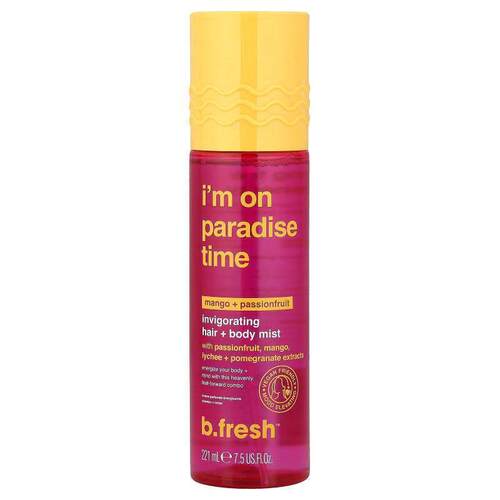 b.fresh,I'm on Paradise Time, Invigorating Hair + Body Mist,