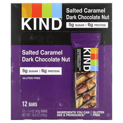KIND Bars,Nuts &amp;amp;amp; Spices，黑巧克力坚果和海盐1