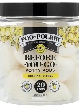 Poo-Pourri,Before-You-Go® Potty Pods, Original Citrus, 20 Po