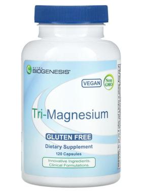 Nutra BioGenesis,Tri-Magnesium, 120 Capsules