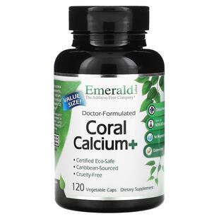 Emerald Laboratories,Coral Calcium+, 120 Vegetable Caps