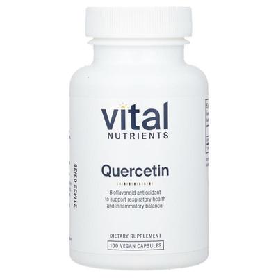 Vital Nutrients檞皮素100粒VC肺部保健胶囊