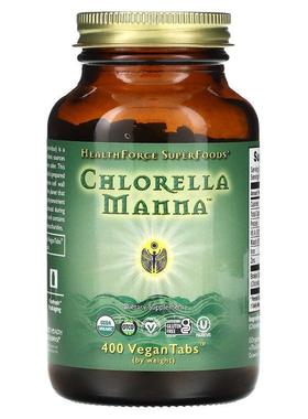 HealthForce Superfoods,Chlorella Manna 小球藻，1200 片素食片
