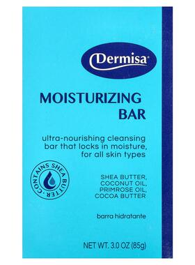 Dermisa,Moisturizing Bar Soap, For All Skin Types, 3 oz (85