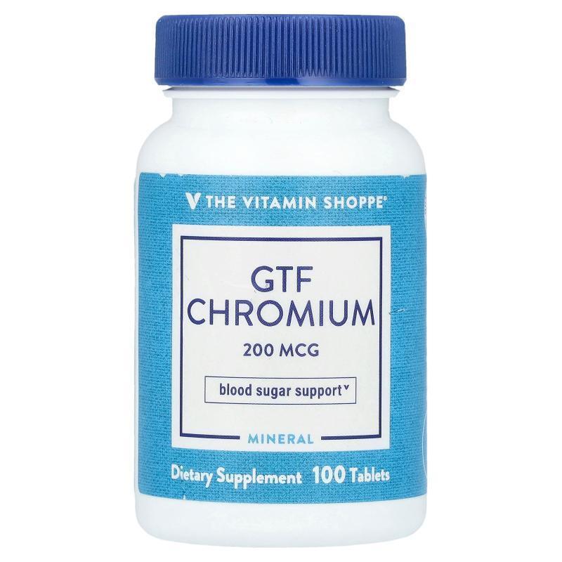The Vitamin Shoppe,GTF 铬，200 微克，100 片
