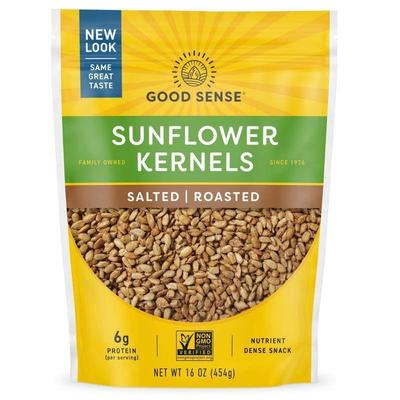 Good Sense,Sunflower Kernels, Salted, Roasted, 16 oz (454 g)