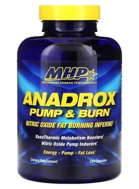 MHP,Anadrox Pump &amp;amp; Burn, 224 Capsules