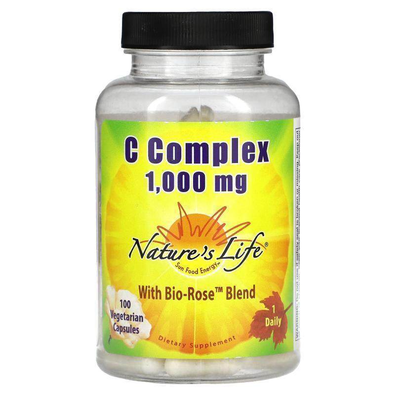 Nature's Life,C Complex, 1,000 mg, 100 Vegetarian Capsules