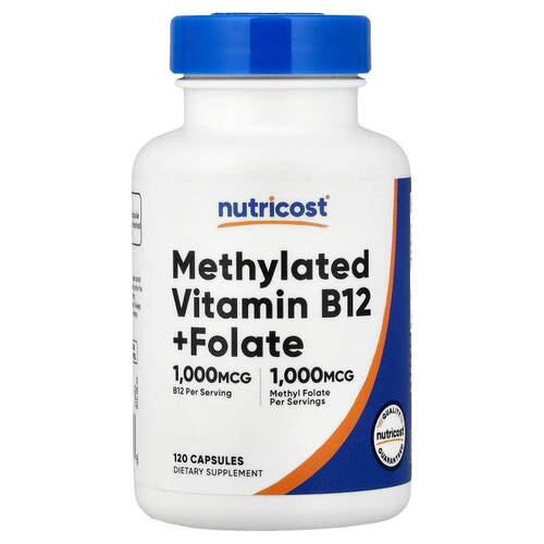 Nutricost,Methylated Vitamin B12 + Folate