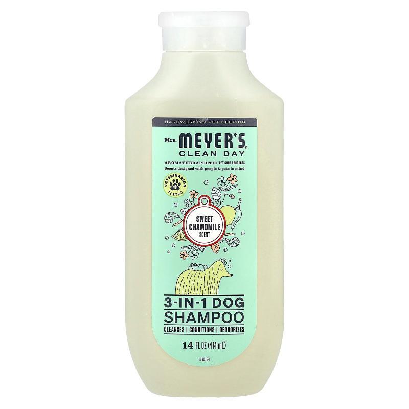 梅耶太太,3-In-1 Dog Shampoo, Sweet Chamomile, 14 fl oz (414
