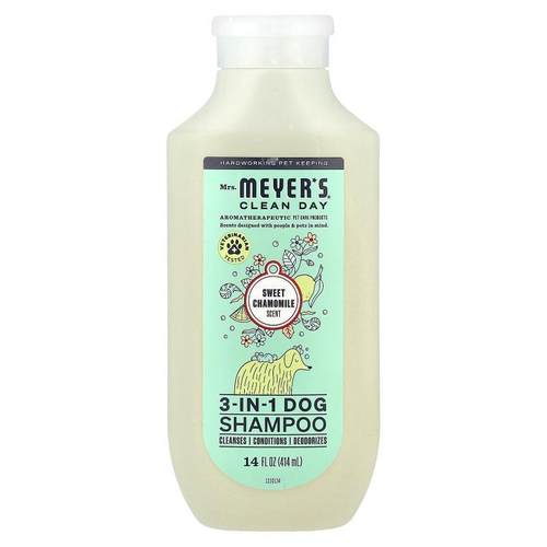 梅耶太太,3-In-1 Dog Shampoo, Sweet Chamomile, 14 fl oz (414