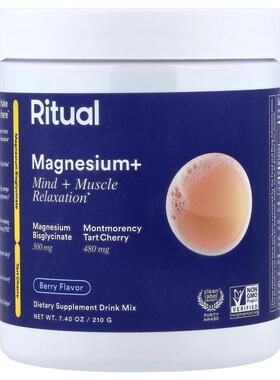 Ritual,Magnesium+, Berry, 7.4 oz (210 g)