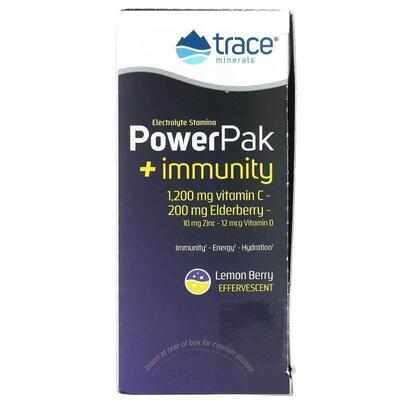 露那辛,PowerPak + Immunity，柠檬浆果味，30 包，每包 0.19 盎5