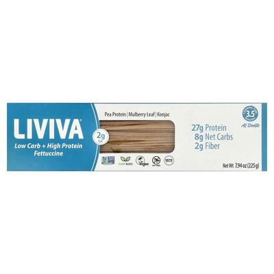 LIVIVA,Low Carb + High Protein, Fettuccine, 7.94 oz (225 g)
