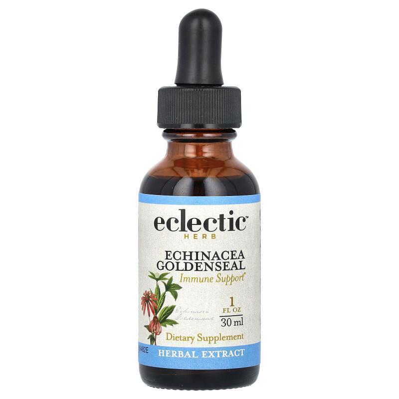 Eclectic Institute,Herb, Echinacea Goldenseal, 1 fl oz (30 m