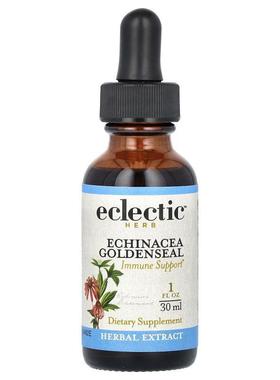 Eclectic Institute,Herb, Echinacea Goldenseal, 1 fl oz (30 m