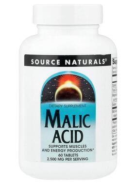 源美,Malic Acid, 60 Tablets