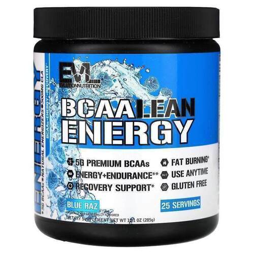 EVL BCAA Lean Energy Blue Raz支链氨基酸能量补充肌肉修护消耗