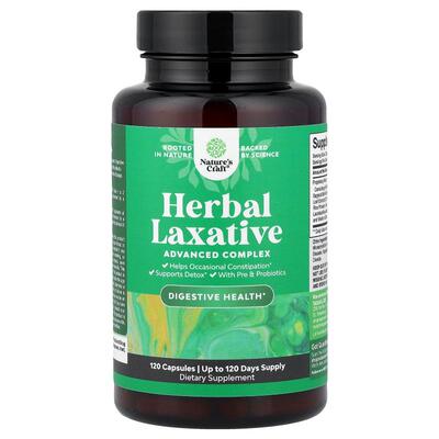 Nature's Craft,Herbal Laxative, Advanced Complex, 120 Capsul