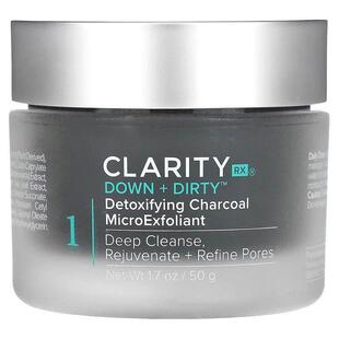 ClarityRx,Down + Dirty, Detoxifying Charcoal MicroExfoliant,