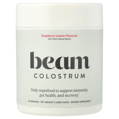 Beam Organics,Colostrum, Raspberry Lemon, 5.18 oz (147 g)