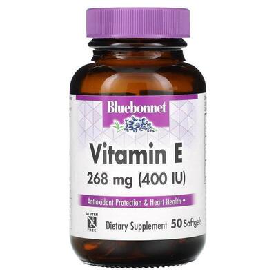 Bluebonnet Nutrition,生育酚乙酸酯，268 毫克（400 国际单位）5