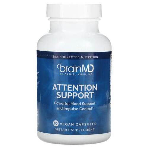 BrainMD,Attention Support, 90 Vegan Capsules