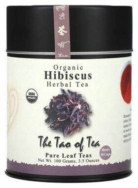 The Tao of Tea,Organic Hibiscus Herbal Tea, Caffeine free, 3