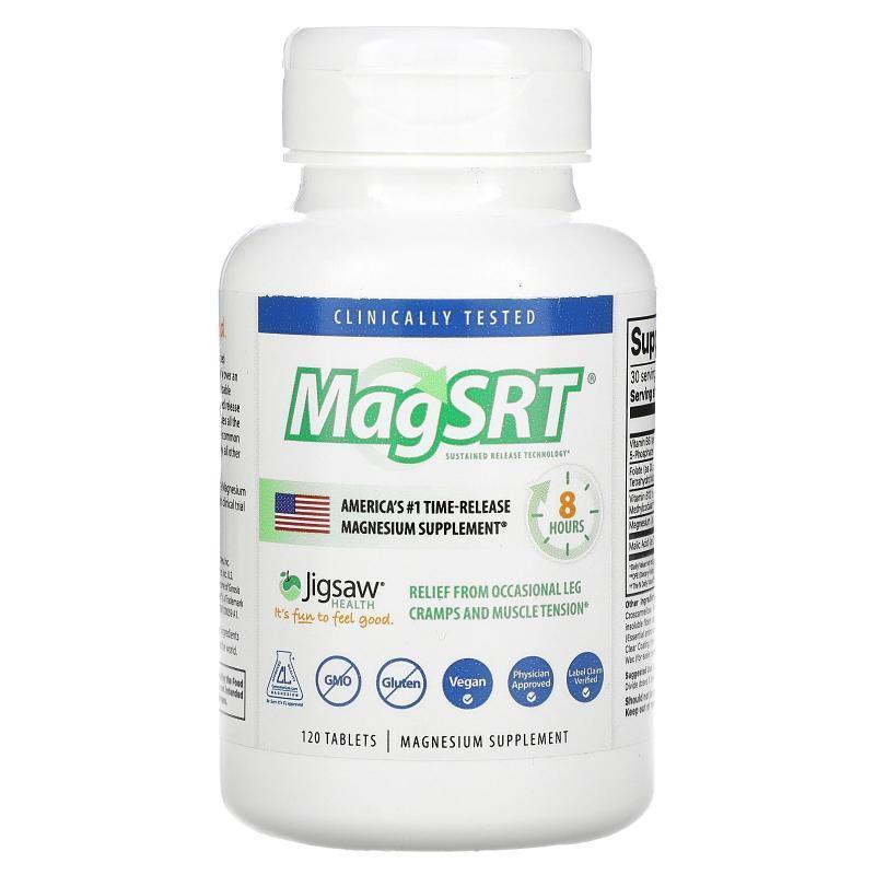 Jigsaw Health,MagSRT, 120 Tablets
