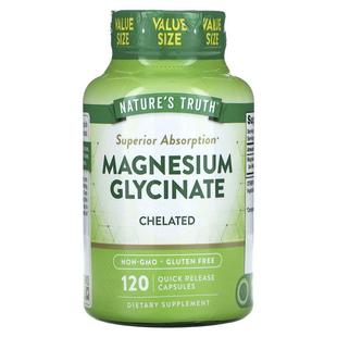 120 Glycinate Chelated Magnesium Quick Nature Rele Truth