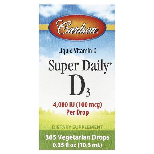Carlson 超级每日维生素 D3 滴剂