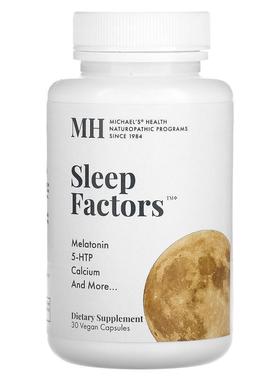 Michael's Naturopathic,Sleep Factors, 30 Vegan Capsules