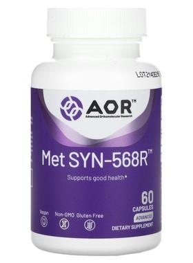 AOR,Met SYN-568R，60 粒素食胶囊