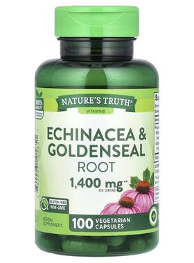 Nature's Truth,Echinacea &amp;amp; Goldenseal Root, 1,40