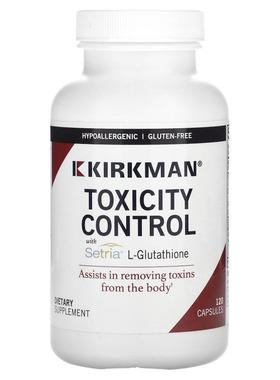 Kirkman Labs,Toxicity Control with Setria L-Glutathione, 120