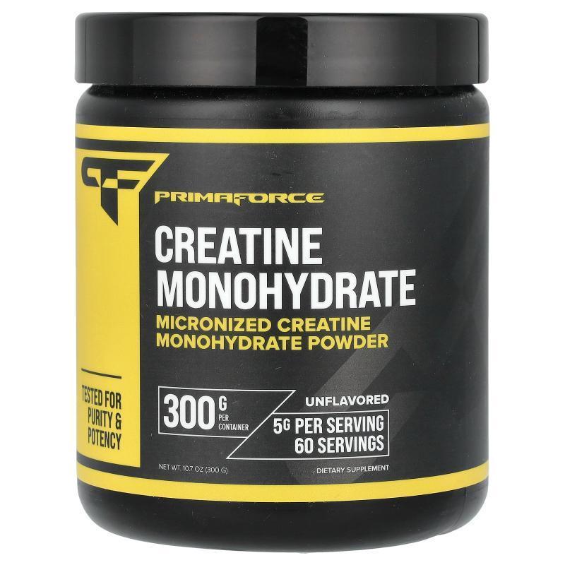 Primaforce,Creatine Monohydrate, Unflavored, 10.7 oz (300 g)