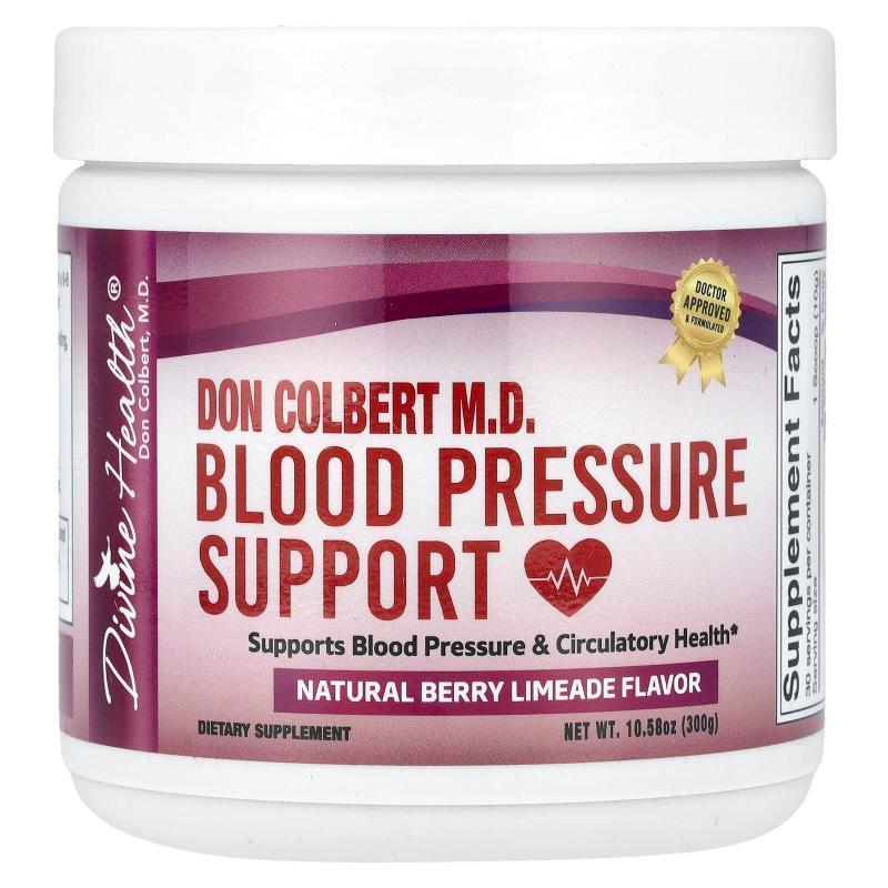 Divine Health,Don Colber M.D, Blood Pressure Support, Natura